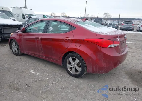 2013 Hyundai Elantra Gls из США, поврежденный, VIN 5NPDH4AE7DH255314